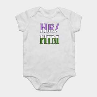 Genderqueer He/Him Baby Bodysuit